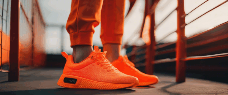 Baskets femme orange fluo : style, confort et design tendance