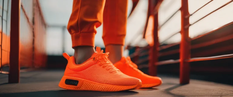 Baskets femme orange fluo : style, confort et design tendance