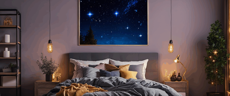 Veilleuse étoiles filantes : créer un ciel magique dans la chambre